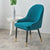 Fodera Per Sedia Scandinava Bjorli Blu Pavone