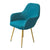 Fodera Per Sedia Scandinava Blu Turchese