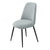 Fodera Per Sedia Scandinava Grigio Metallizzato