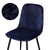 Fodera Per Sedia Scandinava Velluto Blu Navy