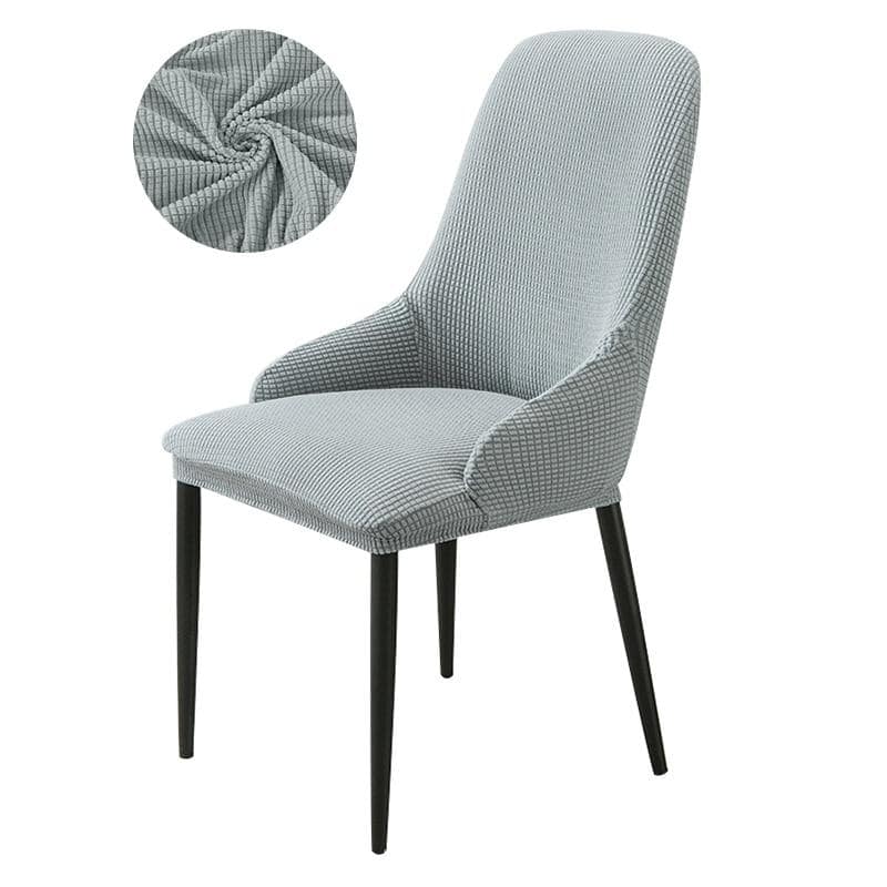 Fodera Per Sedia Scandinava Metallo Grigio Chiaro