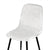 Fodera Per Sedia Scandinava United White Velvet