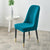 Fodera Per Sedia Scandinava Blu Pavone