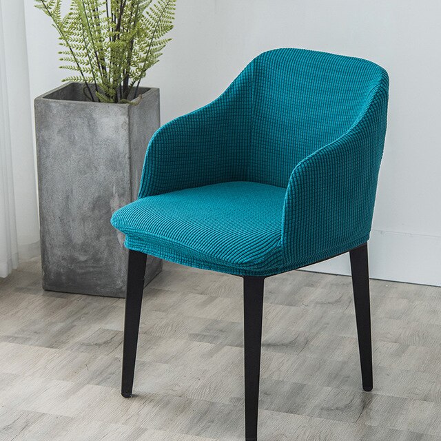 Fodera Per Sedia Scandinava Tolga Blu Pavone