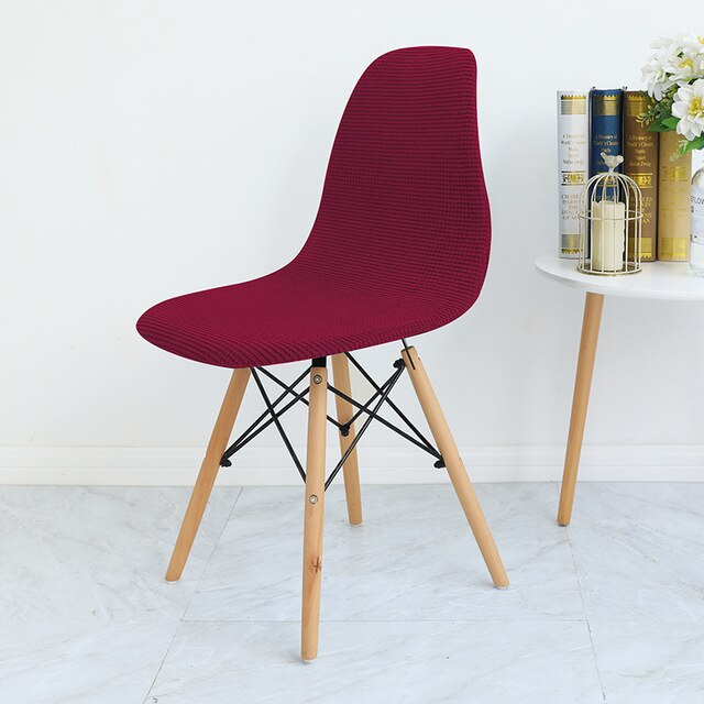 Fodera Per Sedia Scandinava Bordeaux